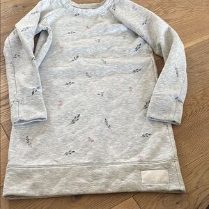 Gray Floral Sweatshirt